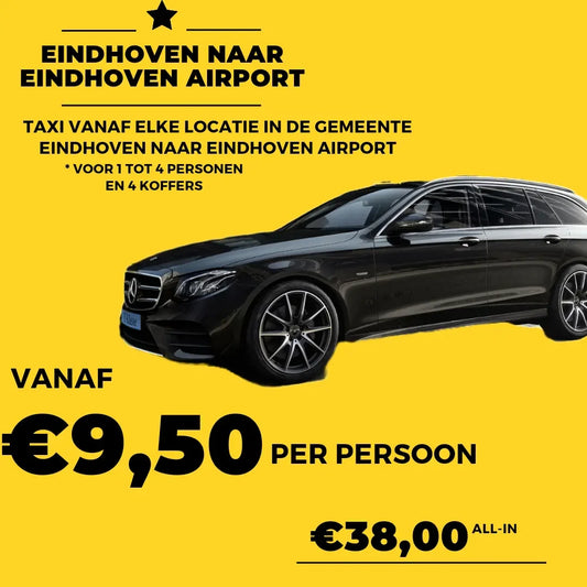 Taxi naar Eindhoven Airport